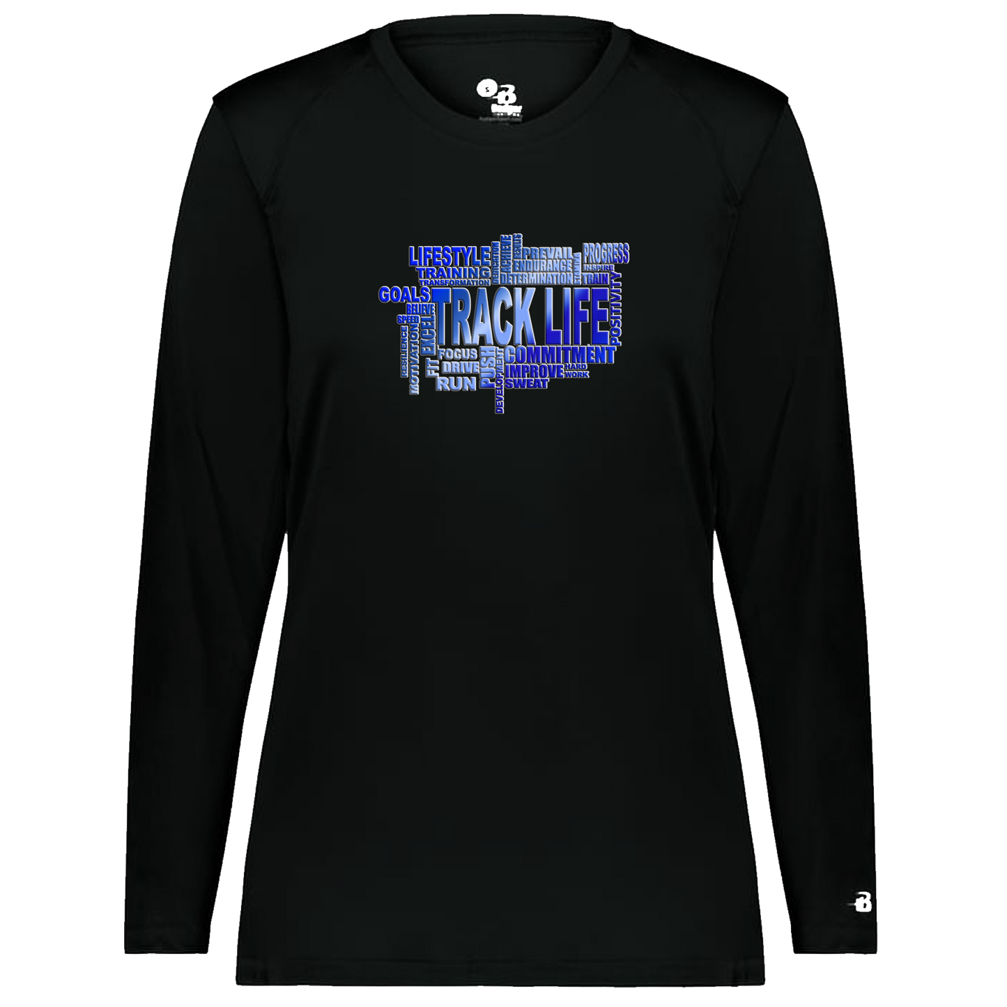 Track Life Style Long Sleeve Tee