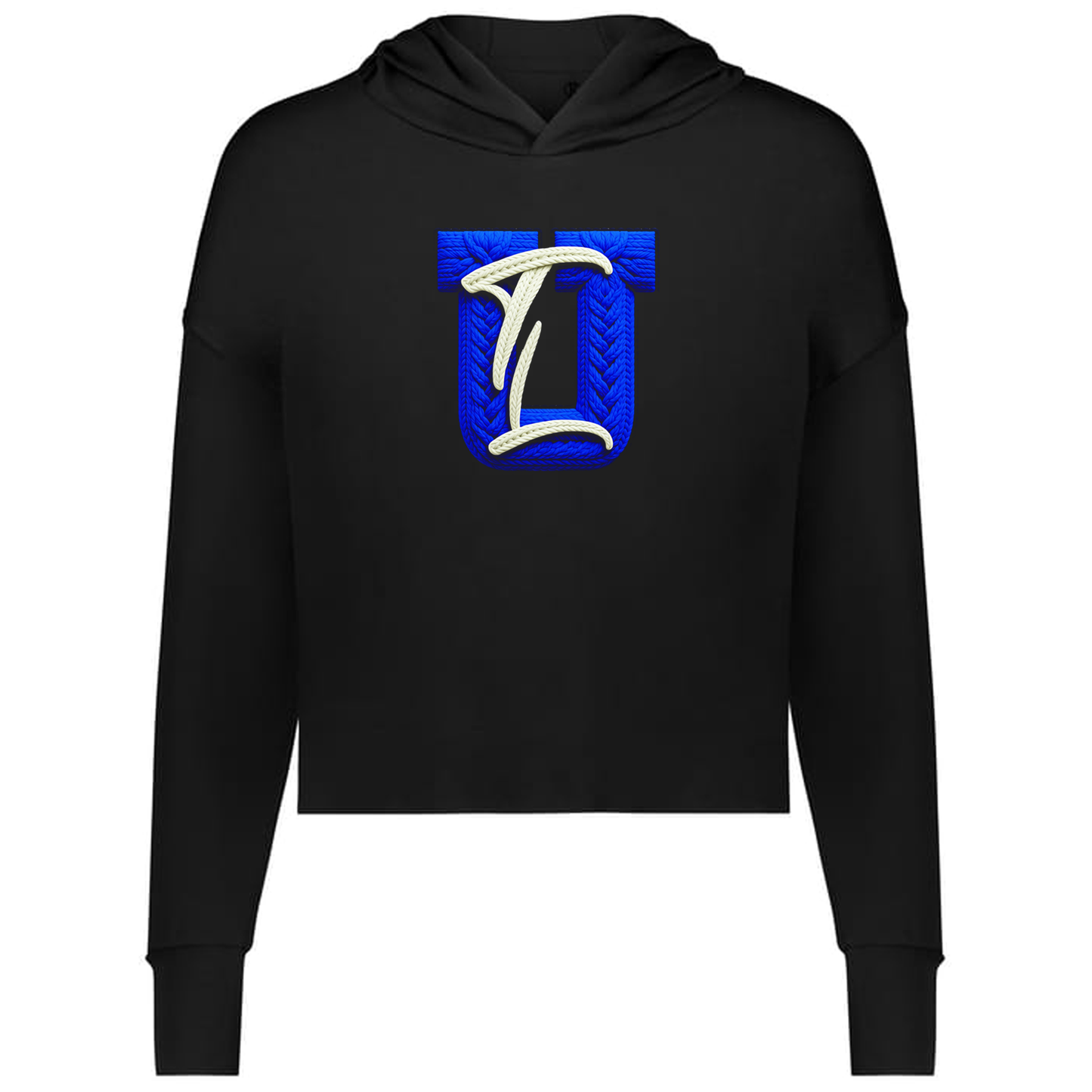 TLU Crochet Printed EFFORTLESS HOODIE