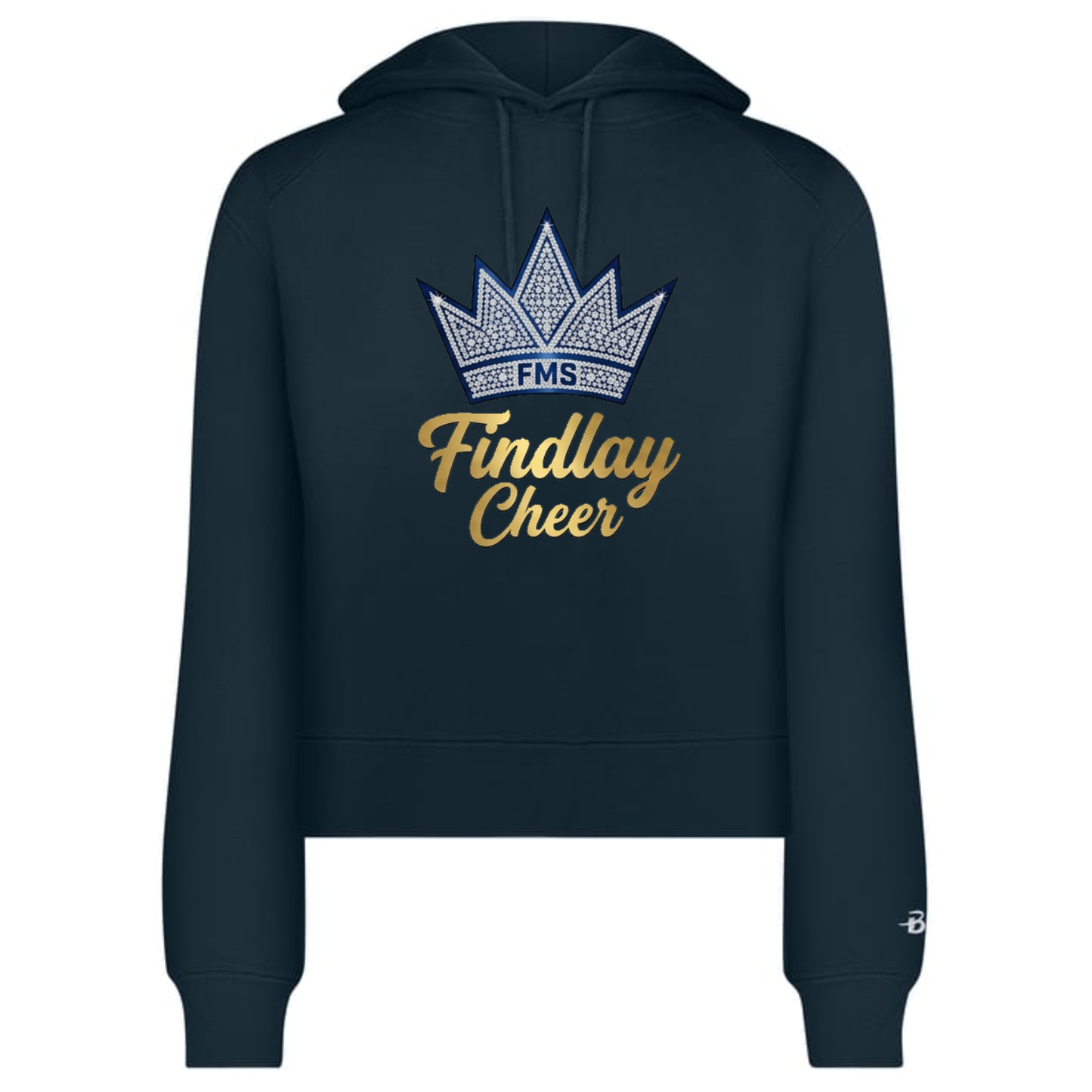 Findlay Cheer Crown Crop Hoodie