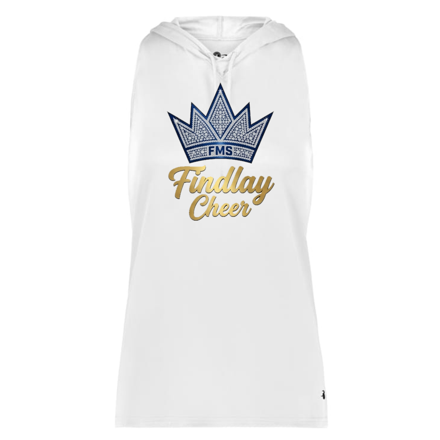 Findlay Cheer Hooded Sleeveless Crown Tee