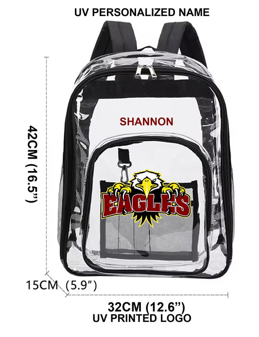 David Ellis Academy Clear Backpack