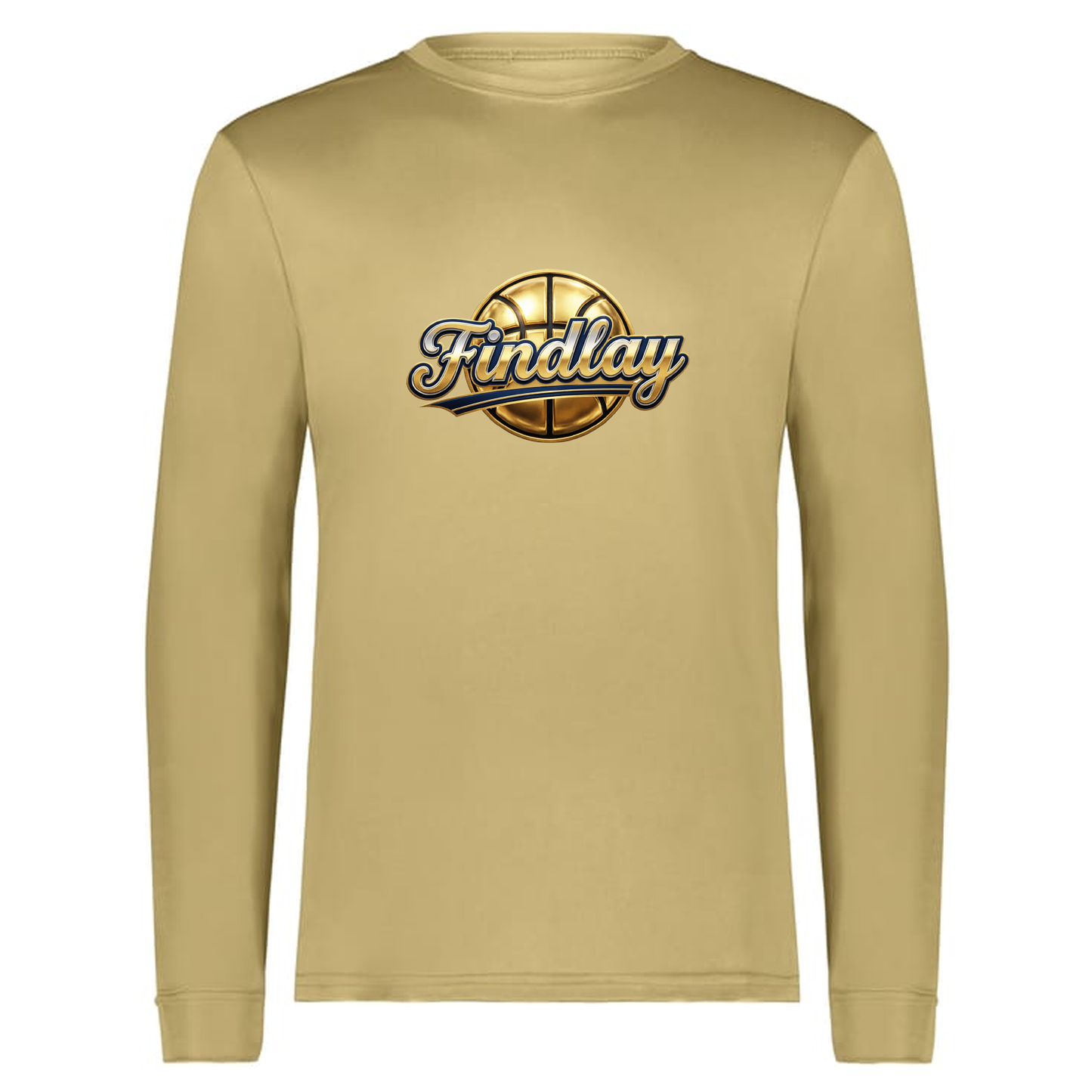 Findlay Basketball Golden Long Sleeve Tee