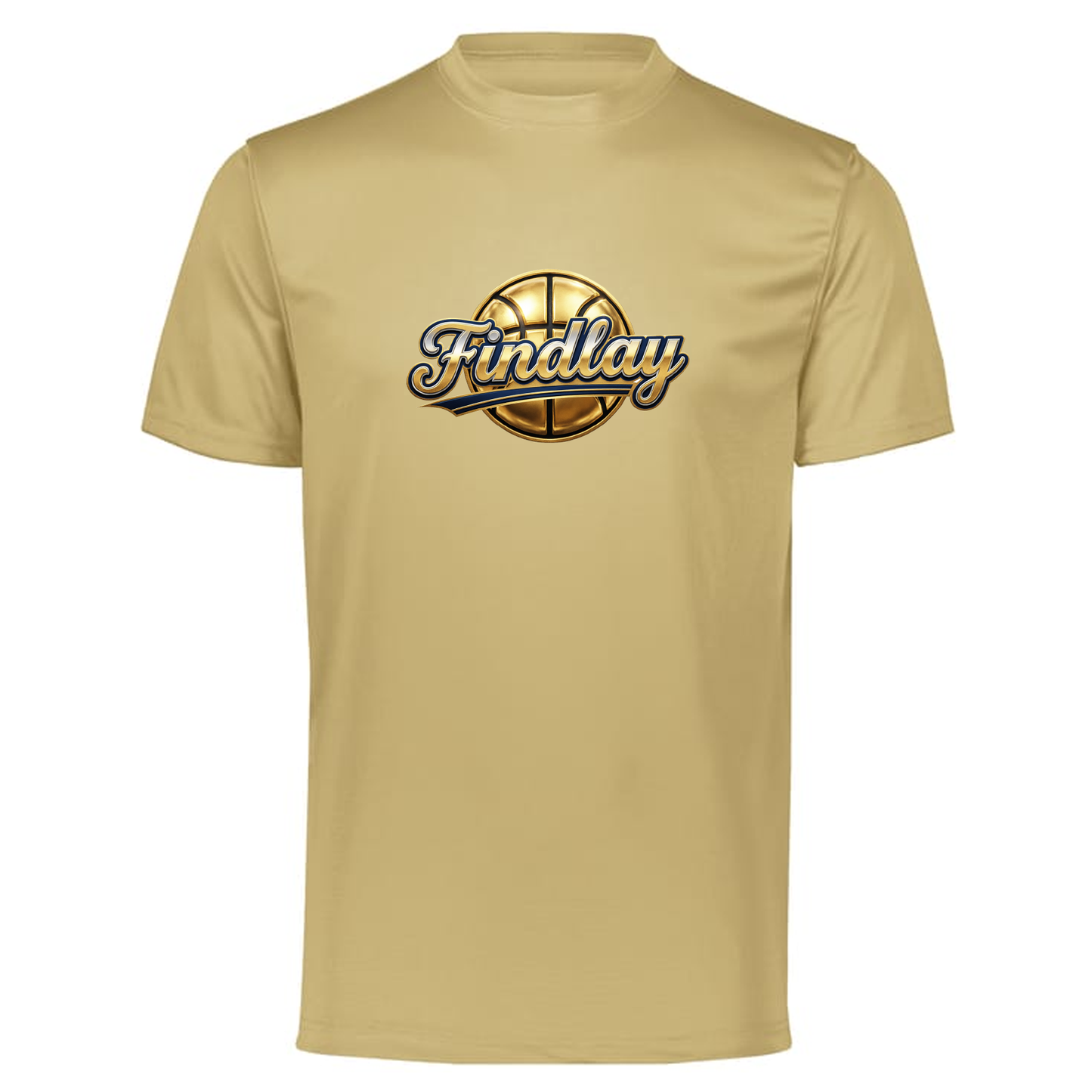 Findlay Basketball Golden Short Sleeve Tee