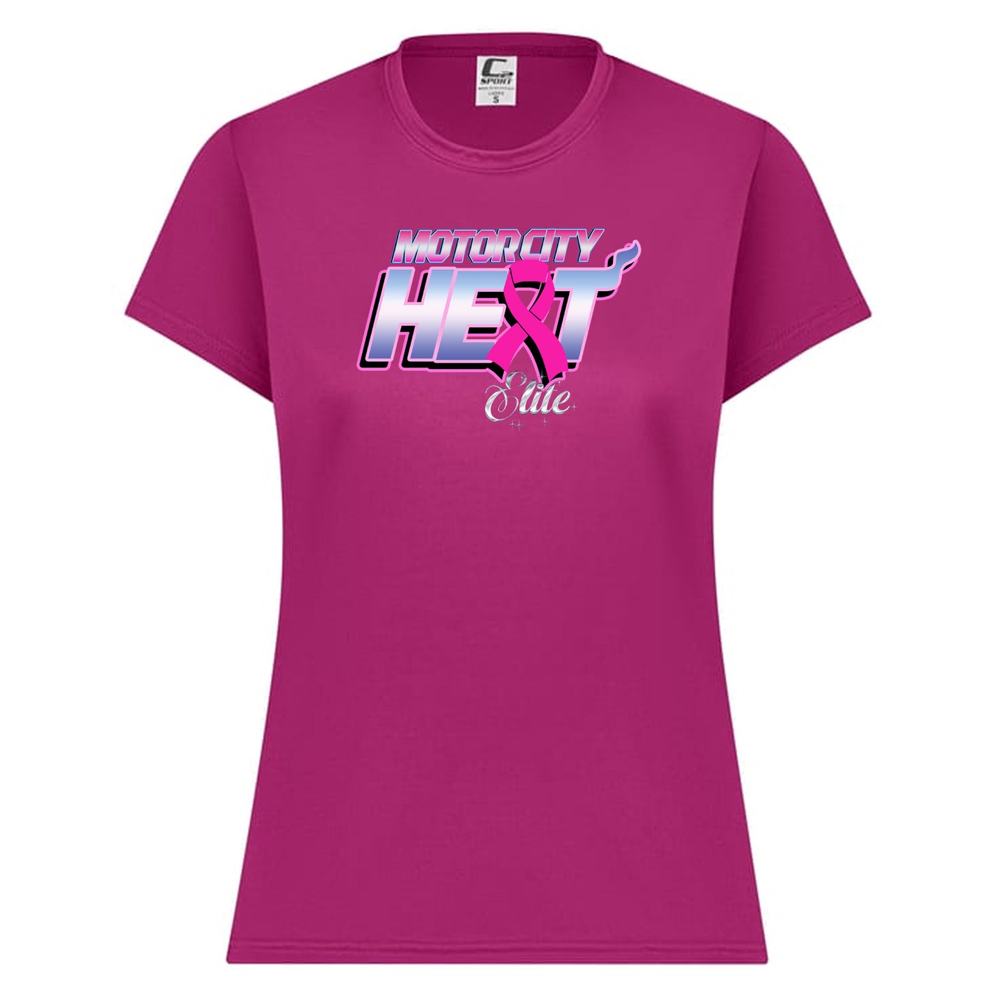 Motor City Heat Elite Breast Awareness Cancer Short Sleeve Tee