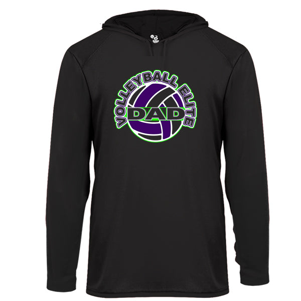 Volleyball Elite Dad on Black