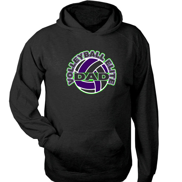 Volleyball Elite Dad on Black