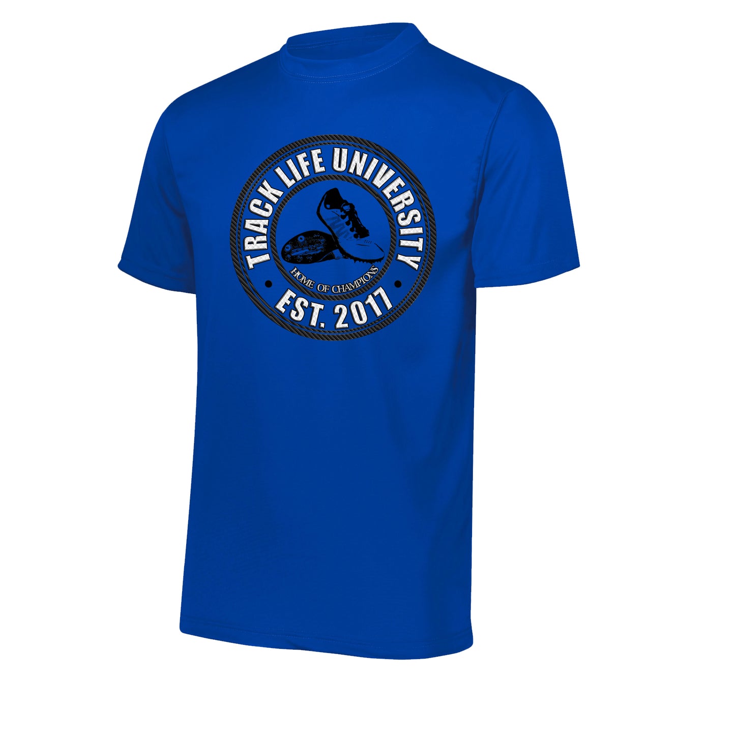 TRACK LIFE UNIVERSITY Heritage Seal Performance Tee