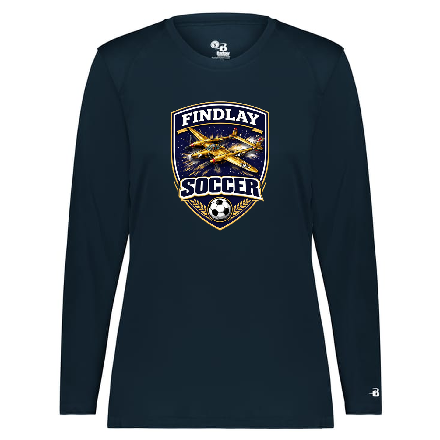Findlay Soccer Shield Long Sleeve Tee