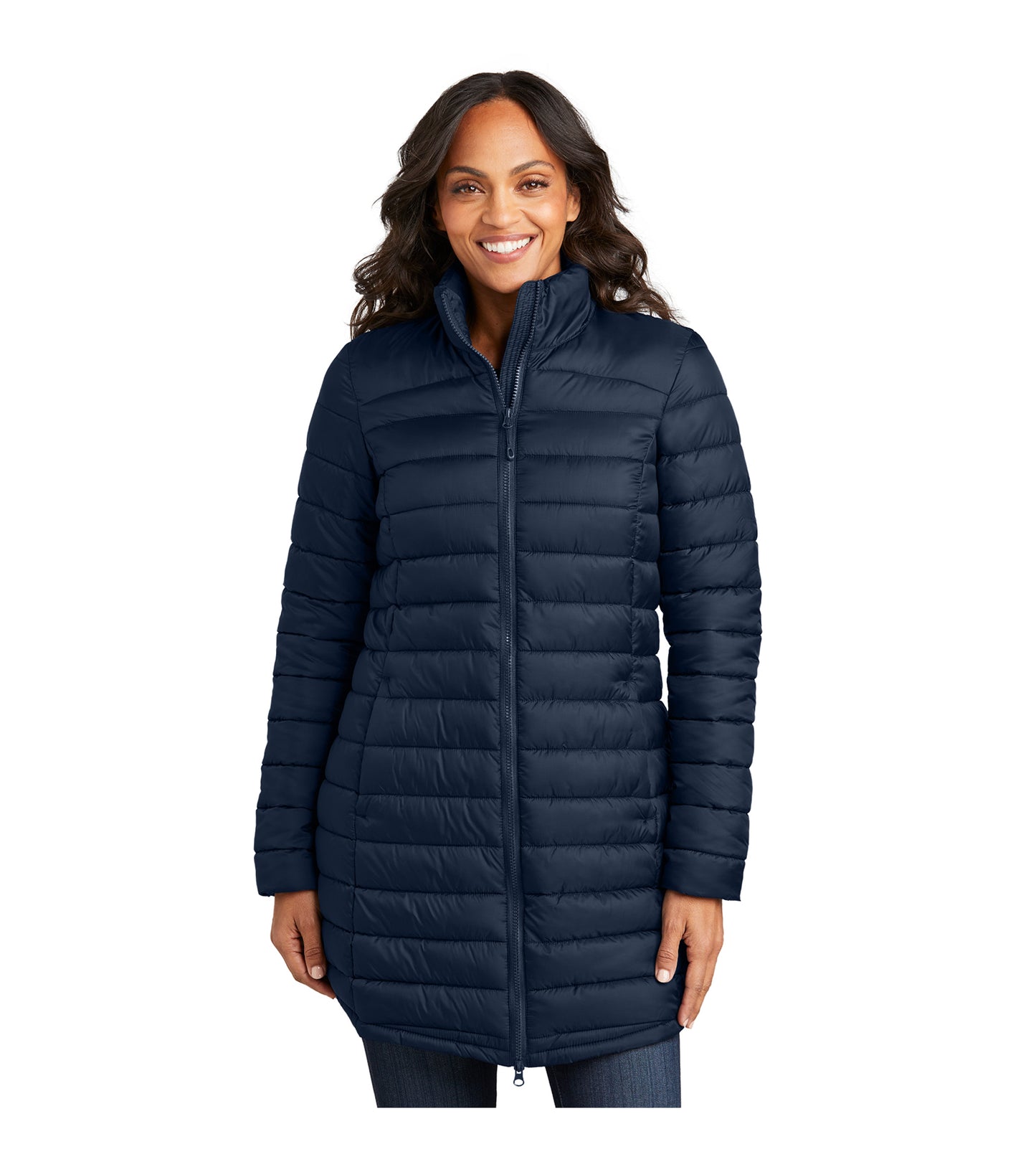 Ladies Horizon Puffy Long Jacket