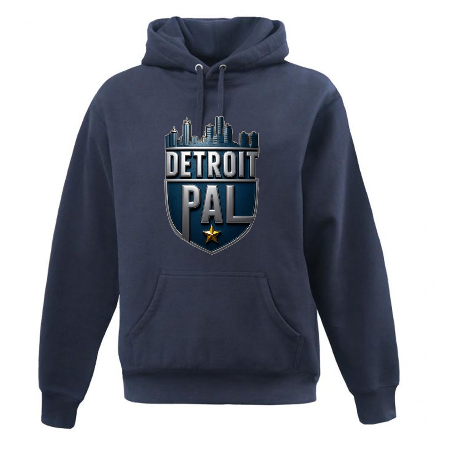 Detroit PAL Metal Badge Print
