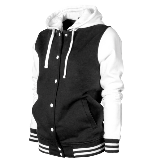 Black Spring Varsity Jacket