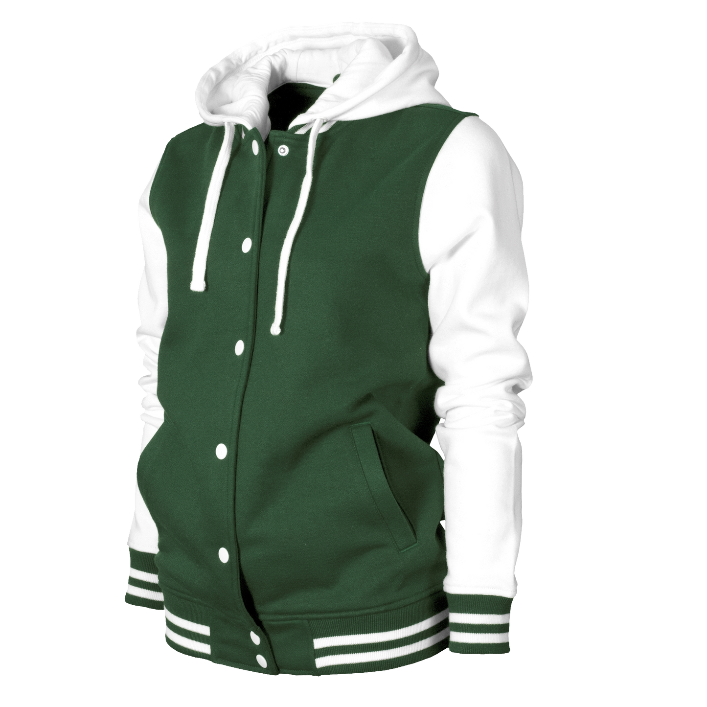 Forest Green Spring Varsity Jacket