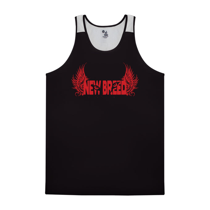 New Breed Black Ventback Singlet