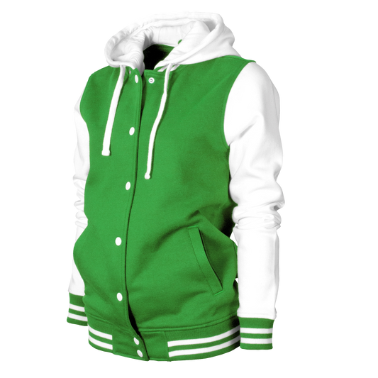 Kelly Green Spring Varsity Jacket