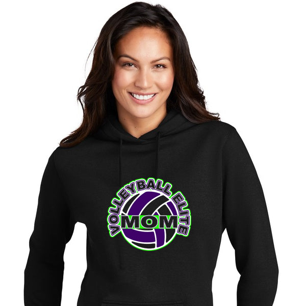 Volleyball Elite Mom on Black