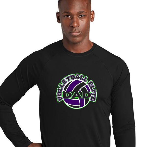 Volleyball Elite Dad on Black