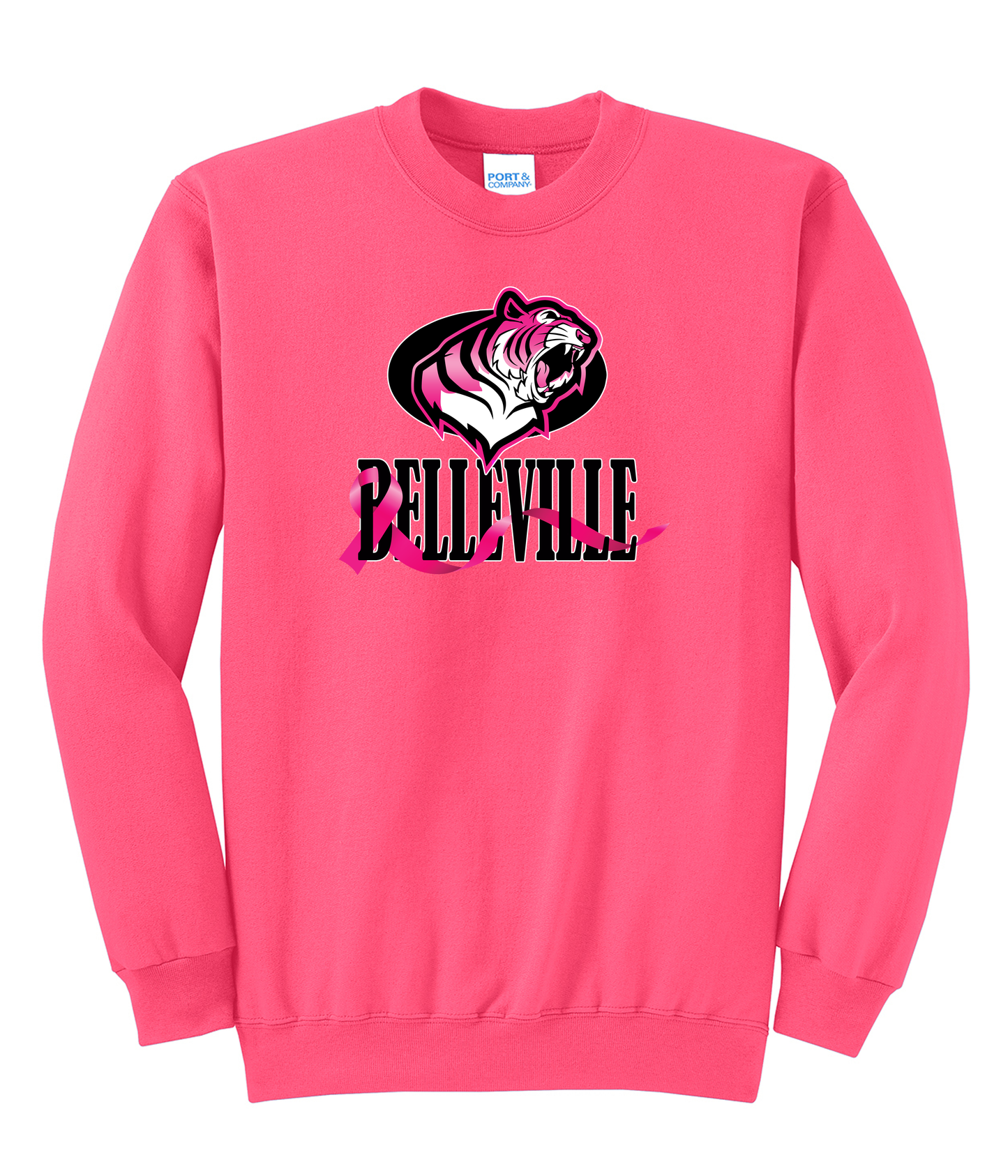 Belleville Tigers Breast Cancer Awareness Crew