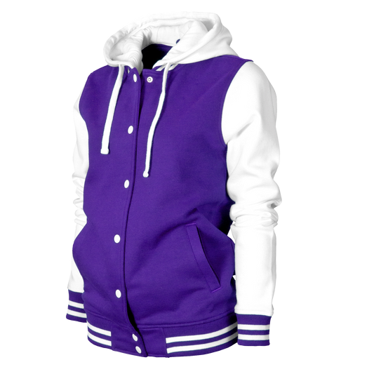 Purple Spring Varsity Jacket