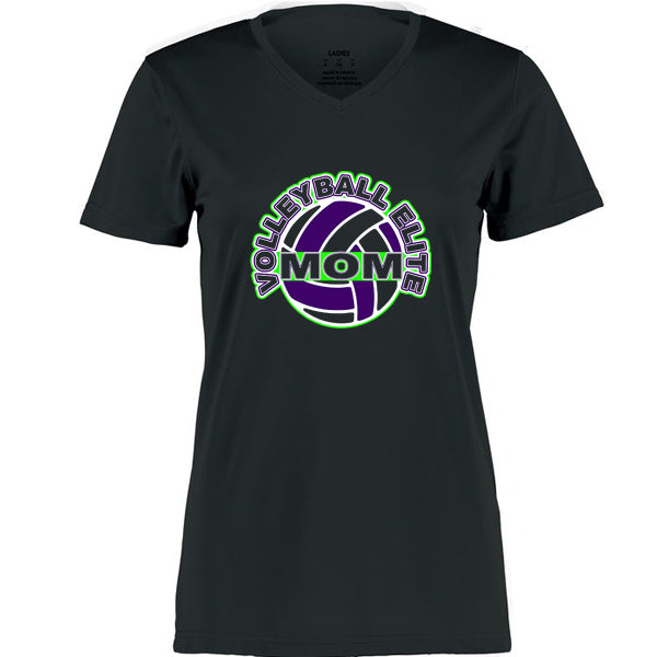 Volleyball Elite Mom on Black