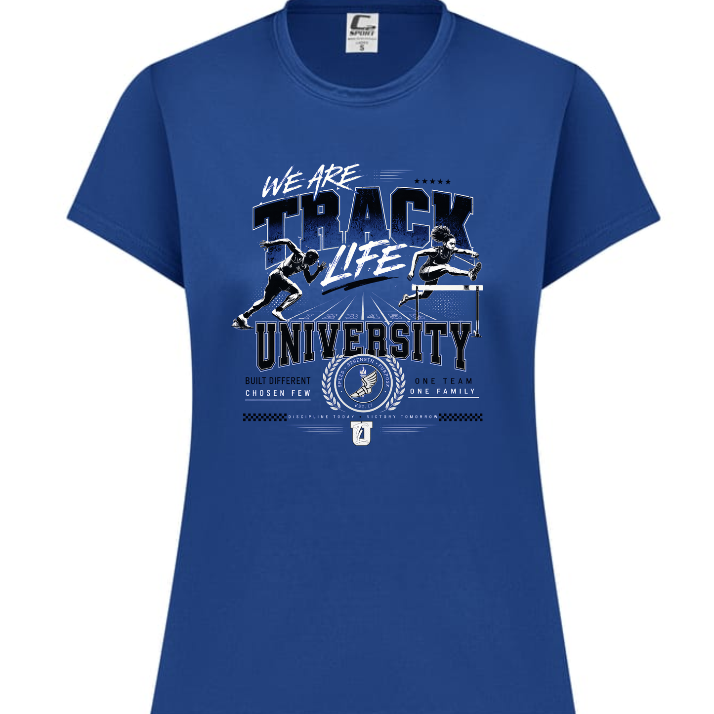WE ARE TRACK LIFE UNIVERSITY Performance Tee
