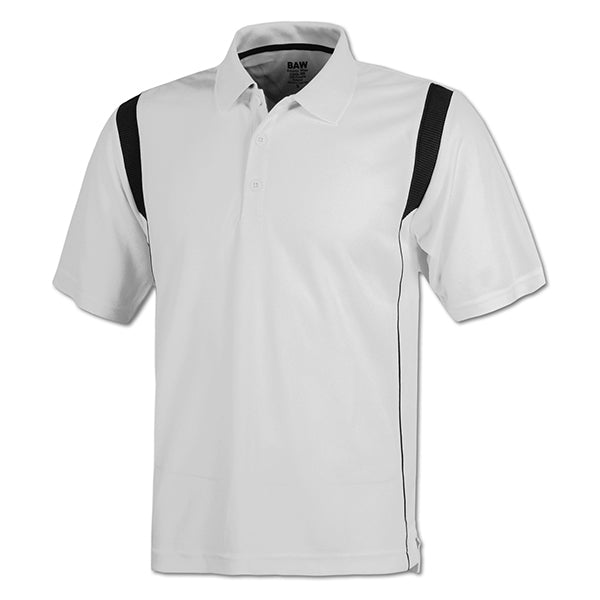 Coach O White Body Rib Shoulder Cool-Tek Polo