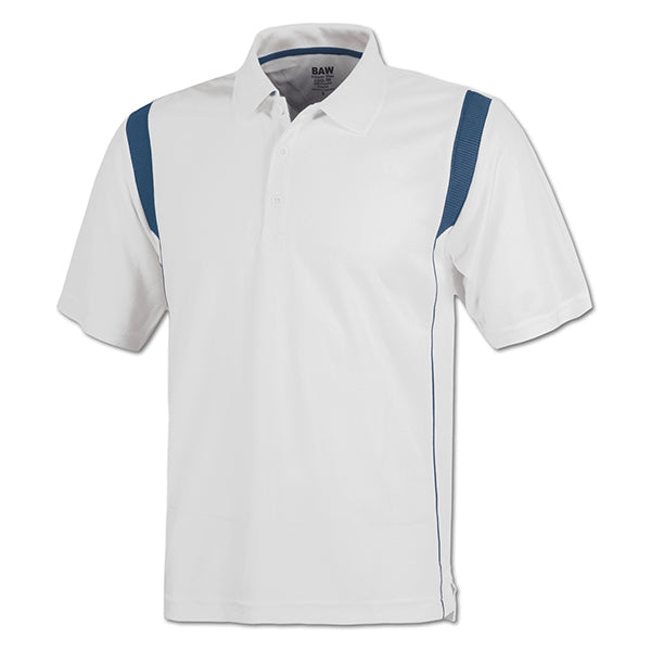 Coach O White Body Rib Shoulder Cool-Tek Polo