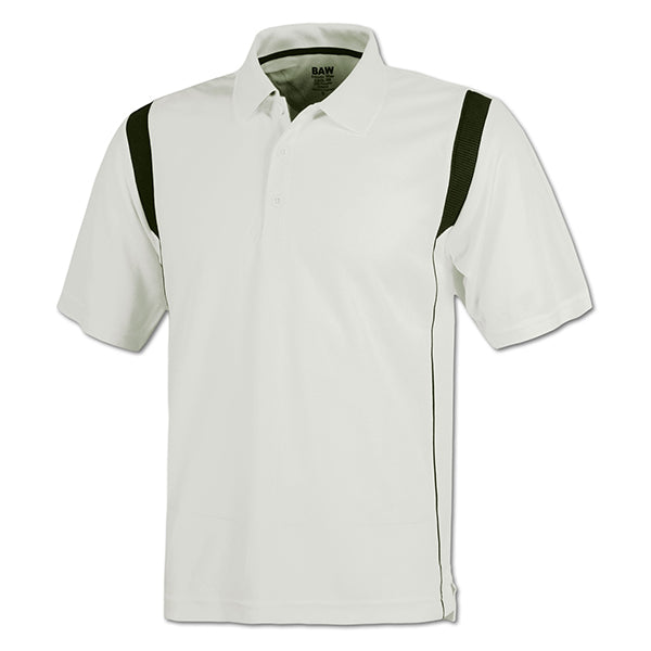 Coach O White Body Rib Shoulder Cool-Tek Polo