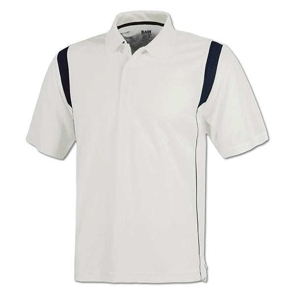 Coach O White Body Rib Shoulder Cool-Tek Polo