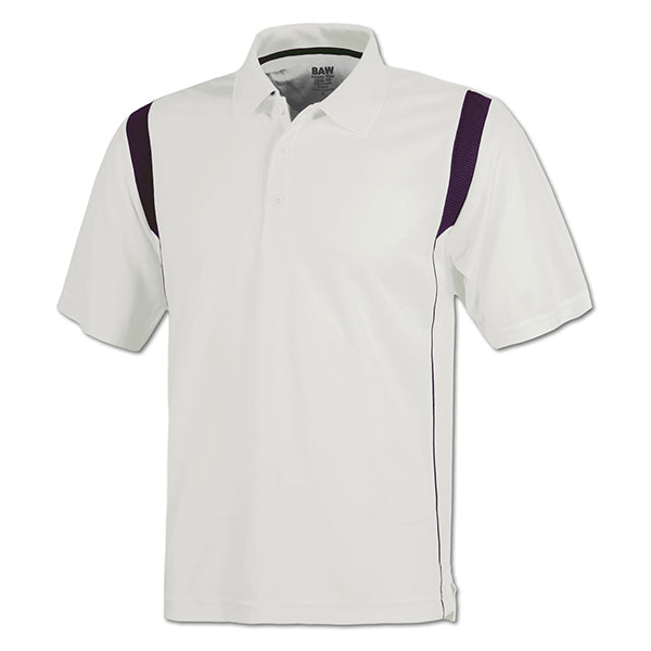 Coach O White Body Rib Shoulder Cool-Tek Polo