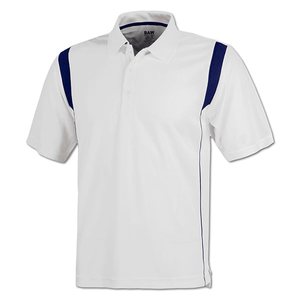 Coach O White Body Rib Shoulder Cool-Tek Polo