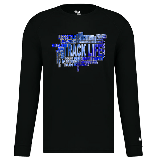 Track Life Style Long Sleeve Tee