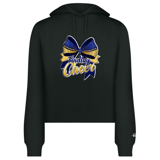 Findlay Cheer Bow Crop Hoodie