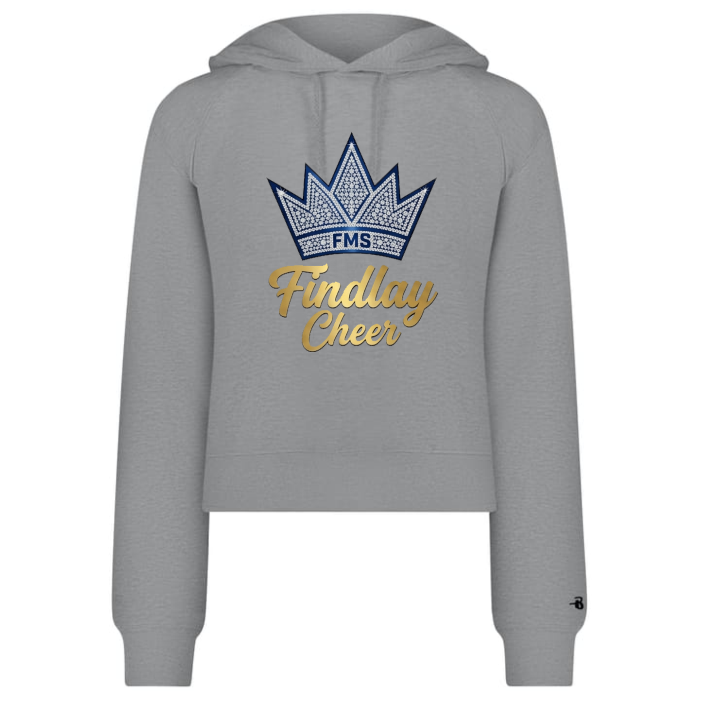 Findlay Cheer Crown Crop Hoodie