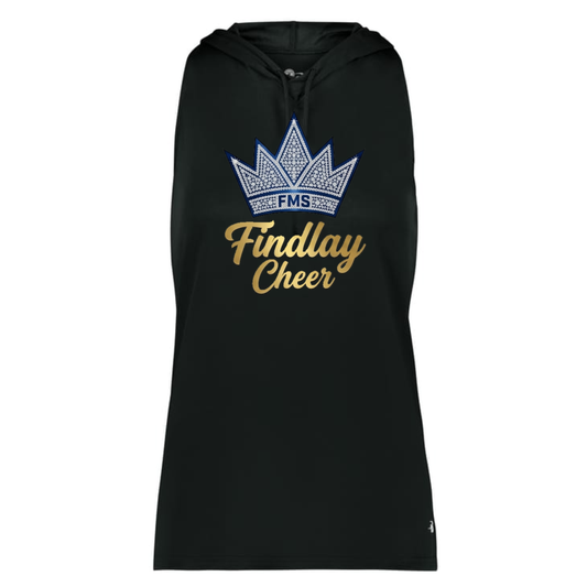 Findlay Cheer Hooded Sleeveless Crown Tee