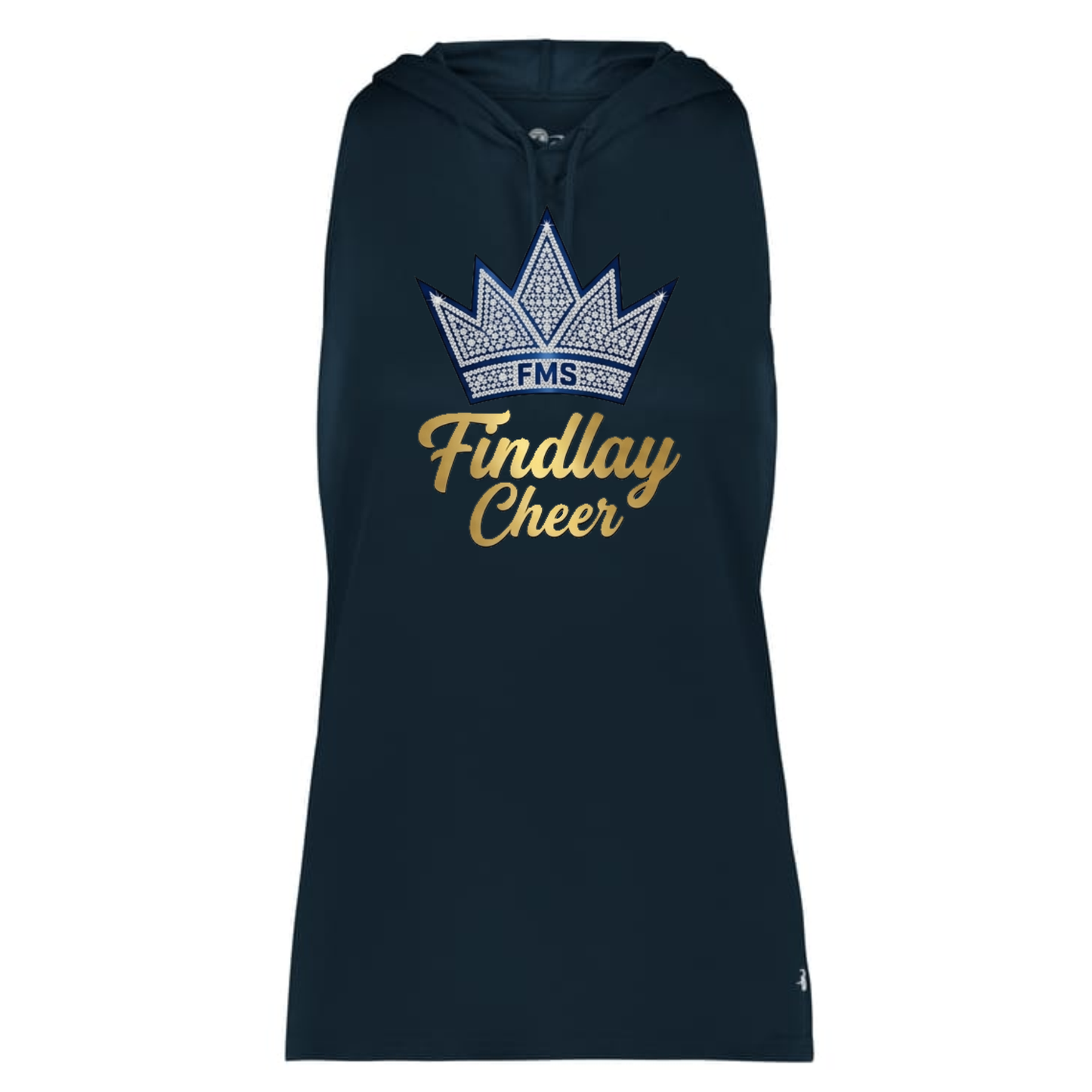 Findlay Cheer Hooded Sleeveless Crown Tee
