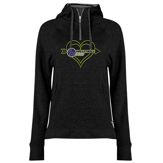 Luv Volleyball Elite 2 Flex Fit Zip Hoodie