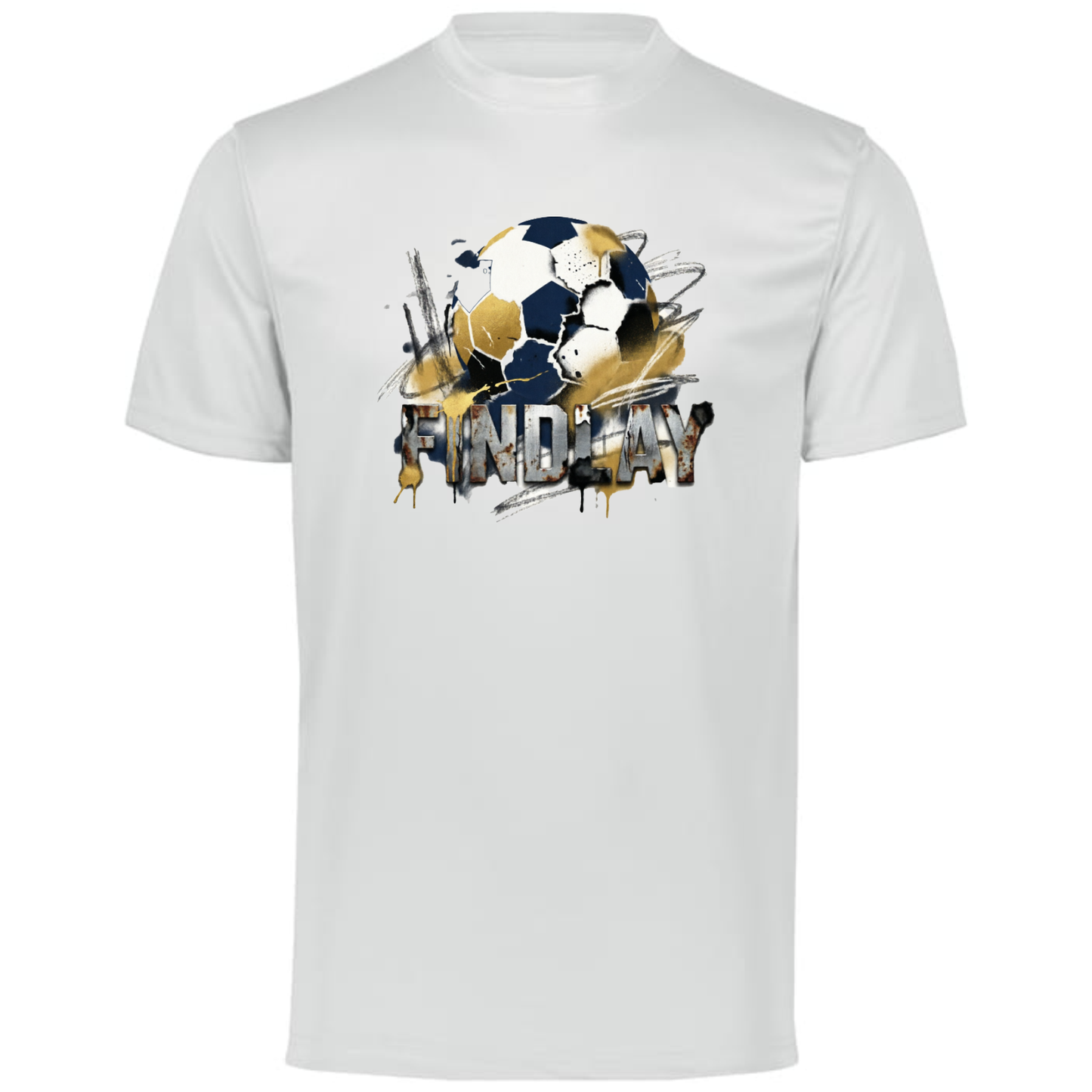 Findlay Soccer Grunge Short Sleeve Tee