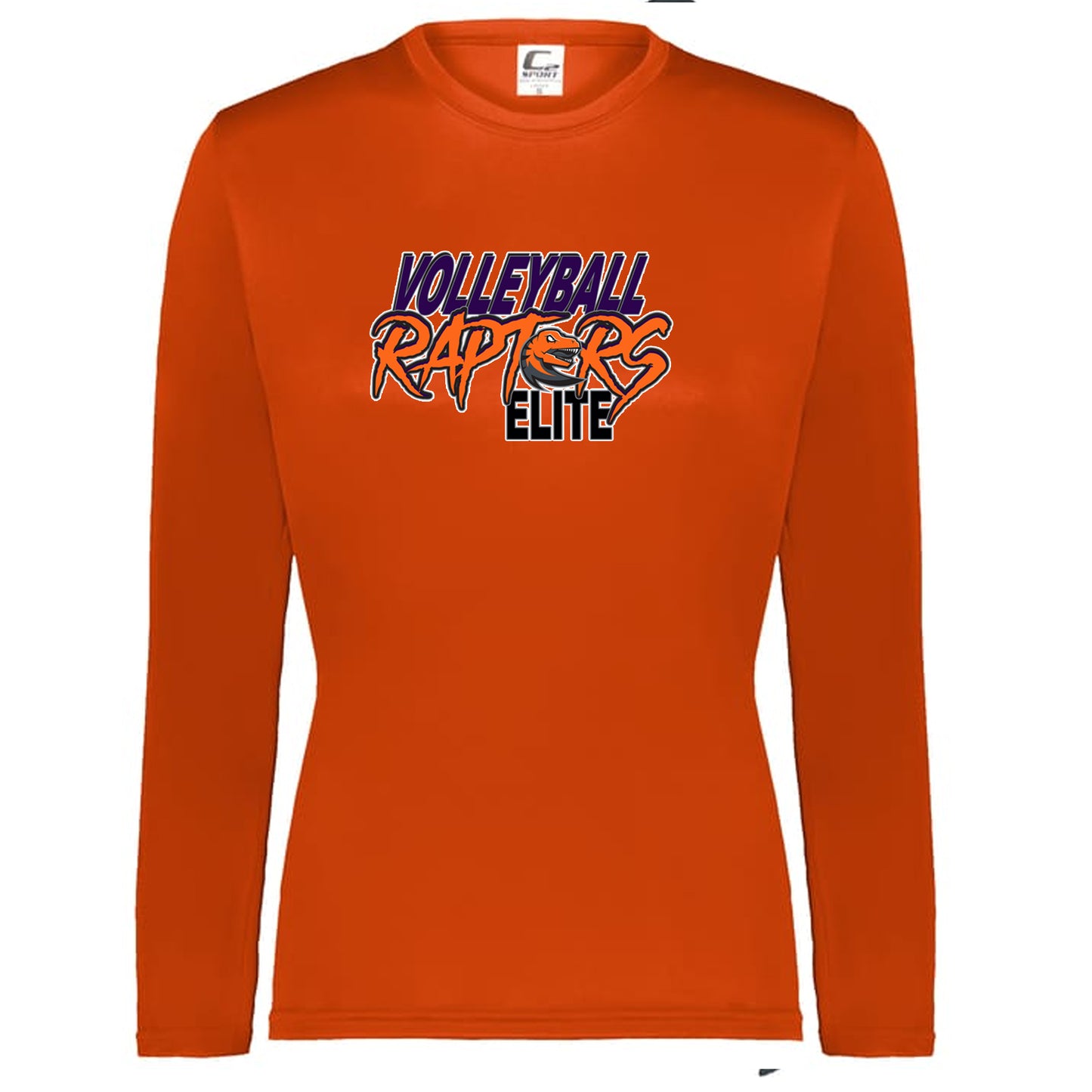 Volleyball Raptors Elite Long Sleeve Tee
