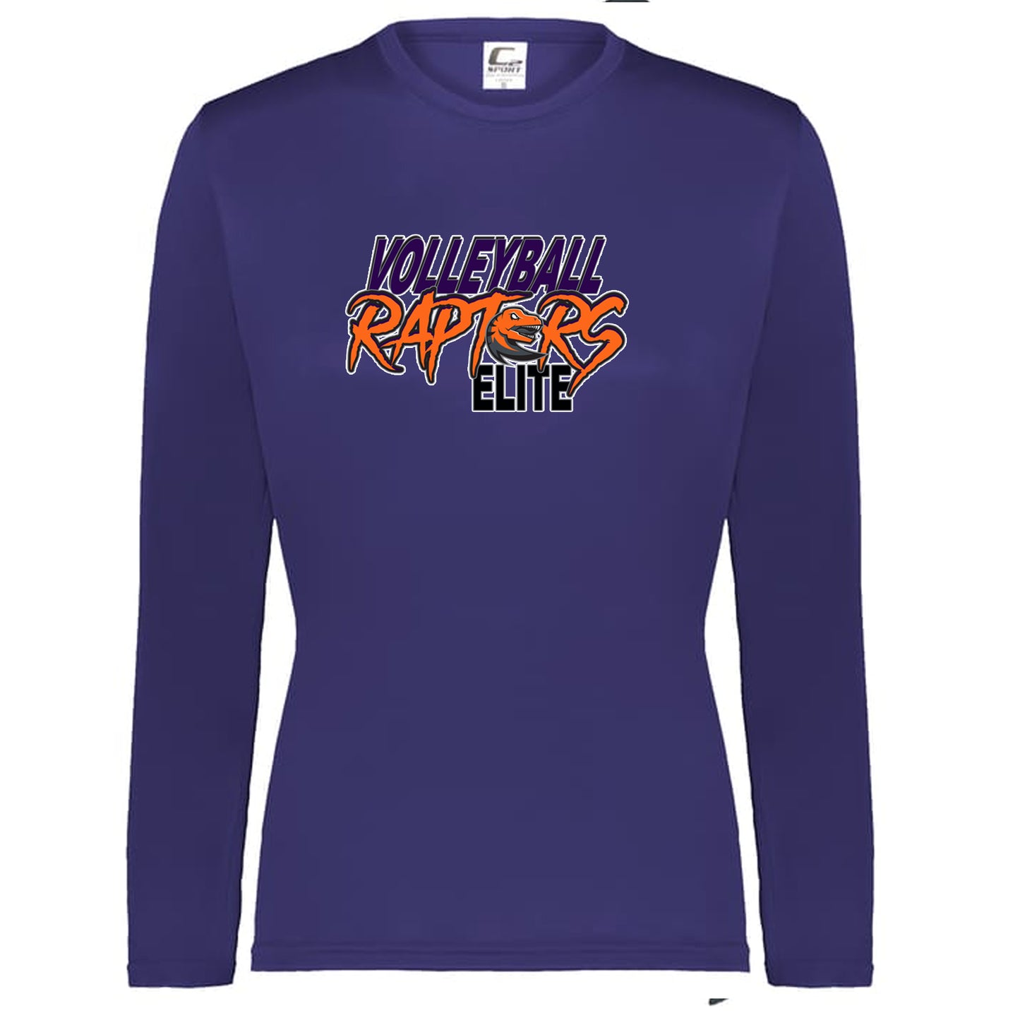 Volleyball Raptors Elite Long Sleeve Tee