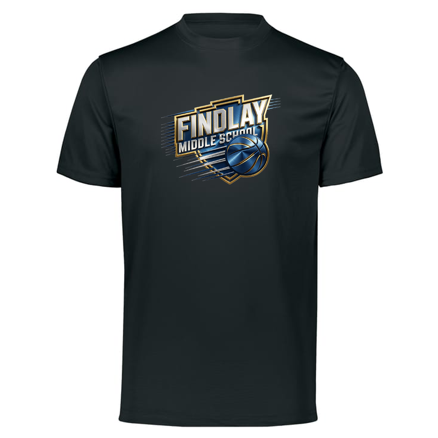 Findlay Basketball Metallic Short Sleeve Tee