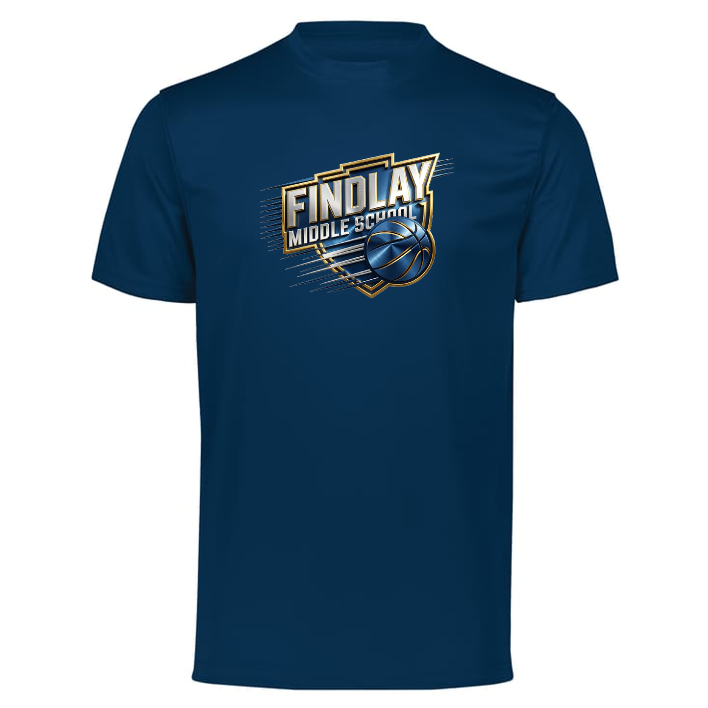 Findlay Basketball Metallic Short Sleeve Tee