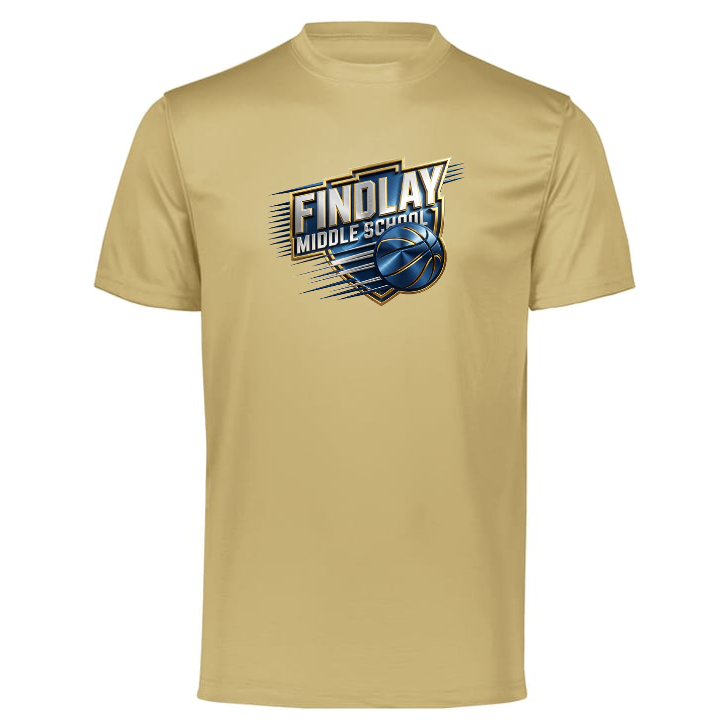 Findlay Basketball Metallic Short Sleeve Tee