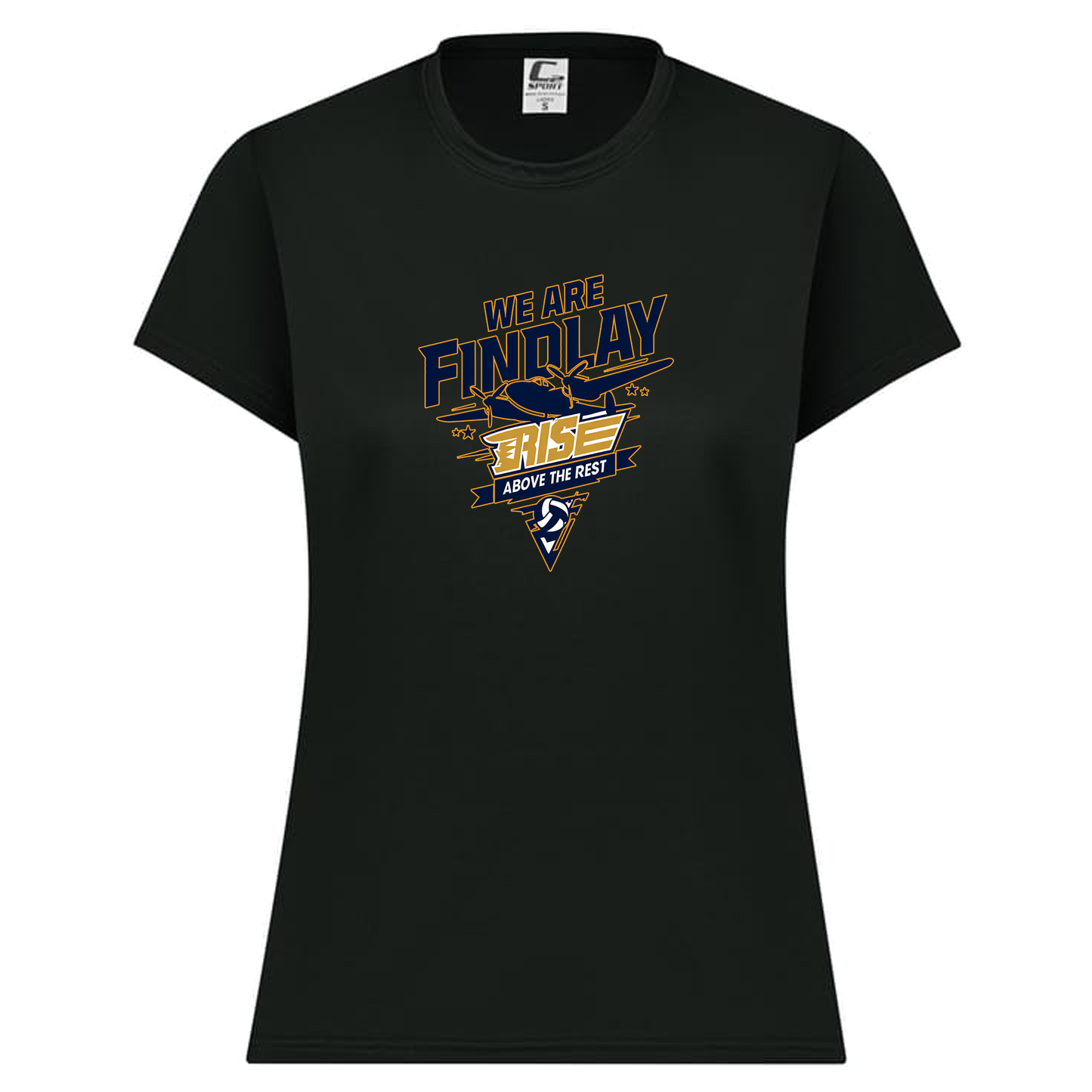 Findlay Volleyball Rise Short Sleeve Tee