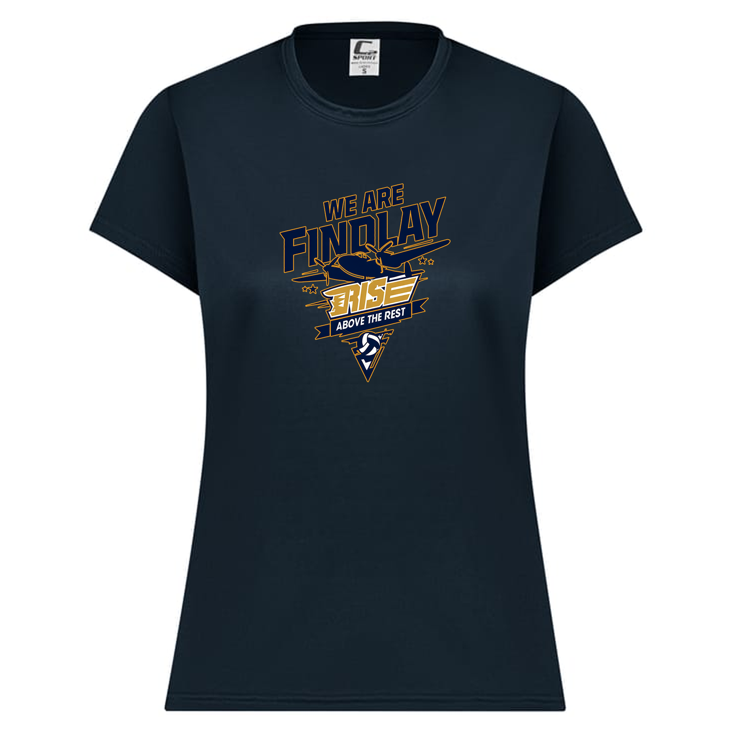 Findlay Volleyball Rise Short Sleeve Tee