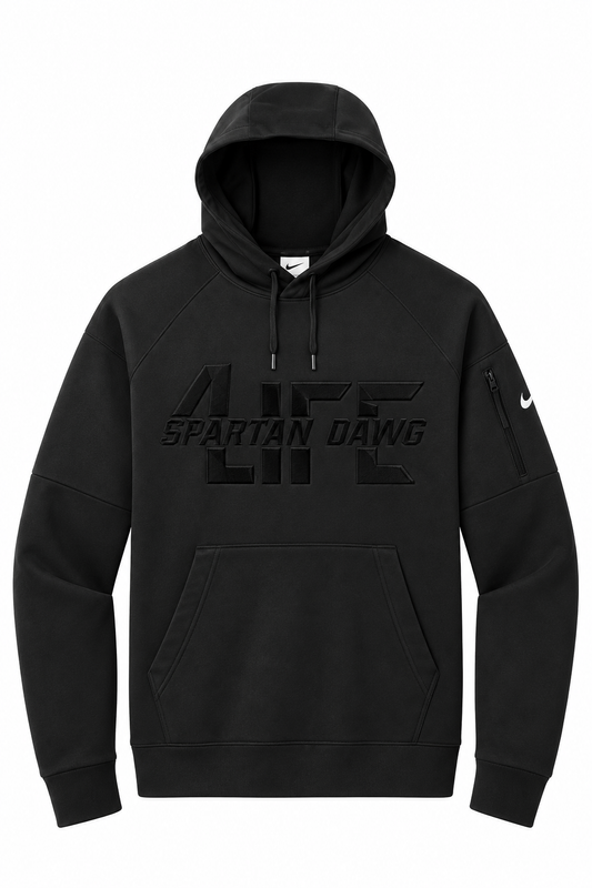 4LIFE Spartan Dawg Nike Embroidered Hoodie