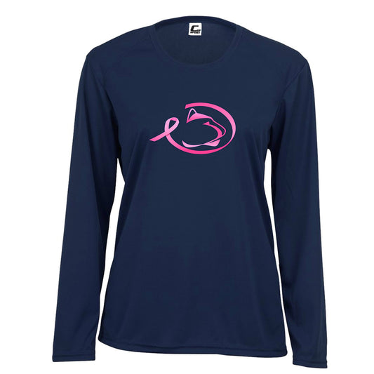 Nittany Lions Breast Cancer Awareness Long Sleeve Tee