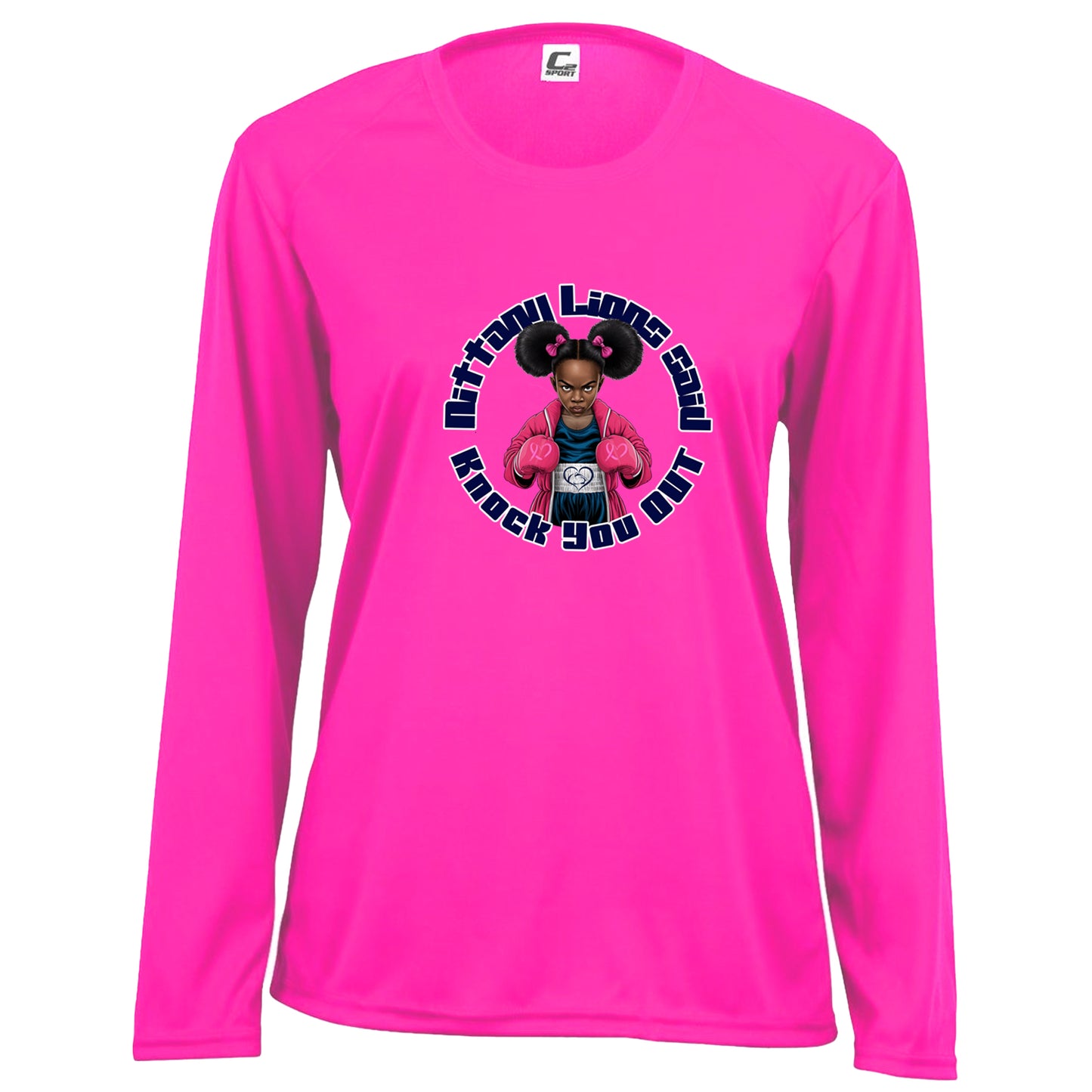 Nittany Lions Breast Knock You Out Long Sleeve Tee