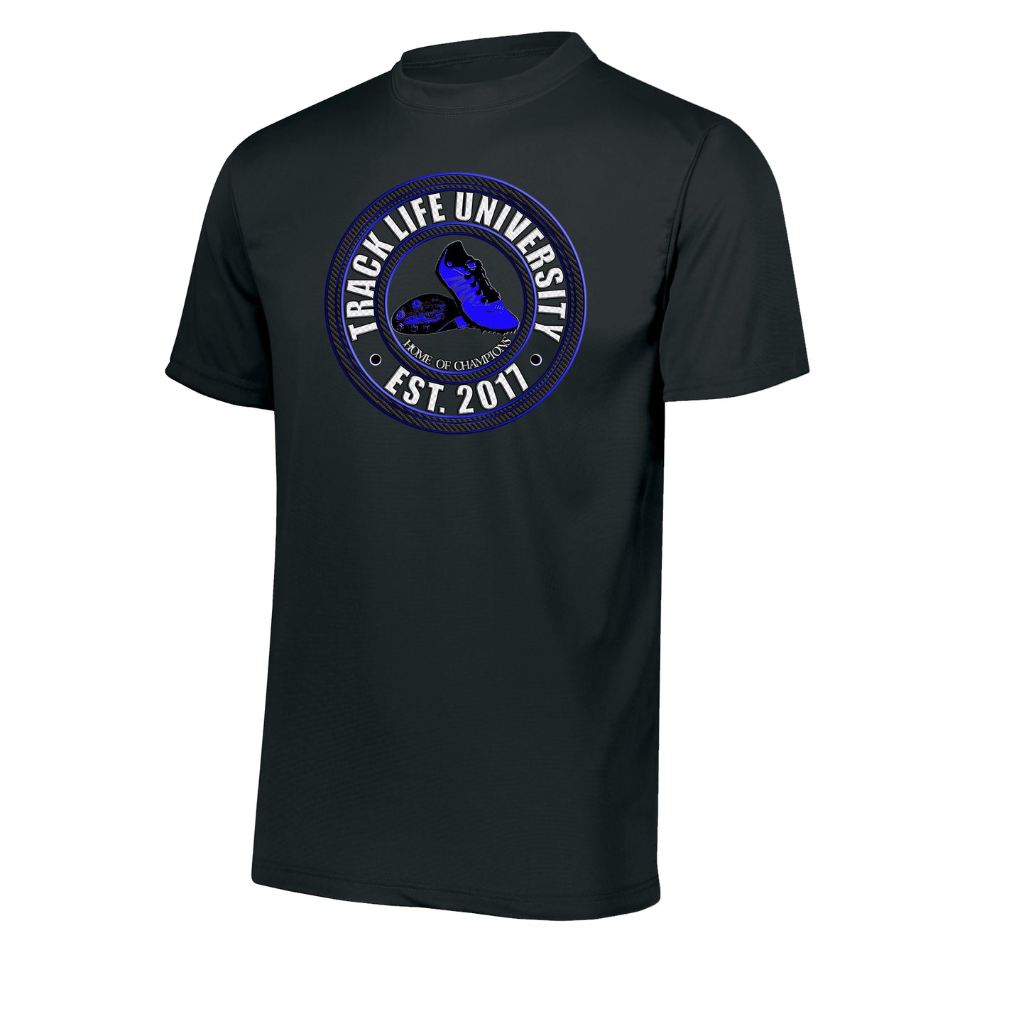 TRACK LIFE UNIVERSITY Heritage Seal Performance Tee