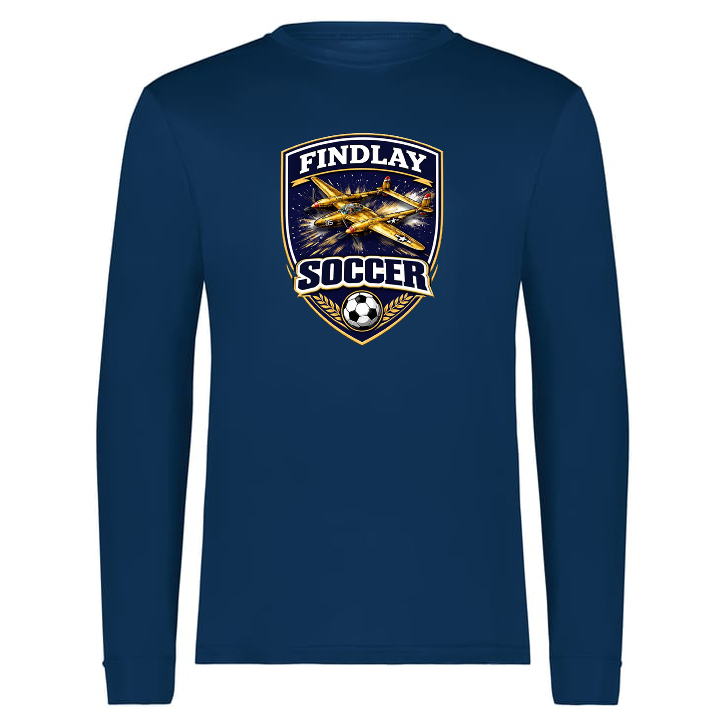 Findlay Soccer Shield Long Sleeve Tee