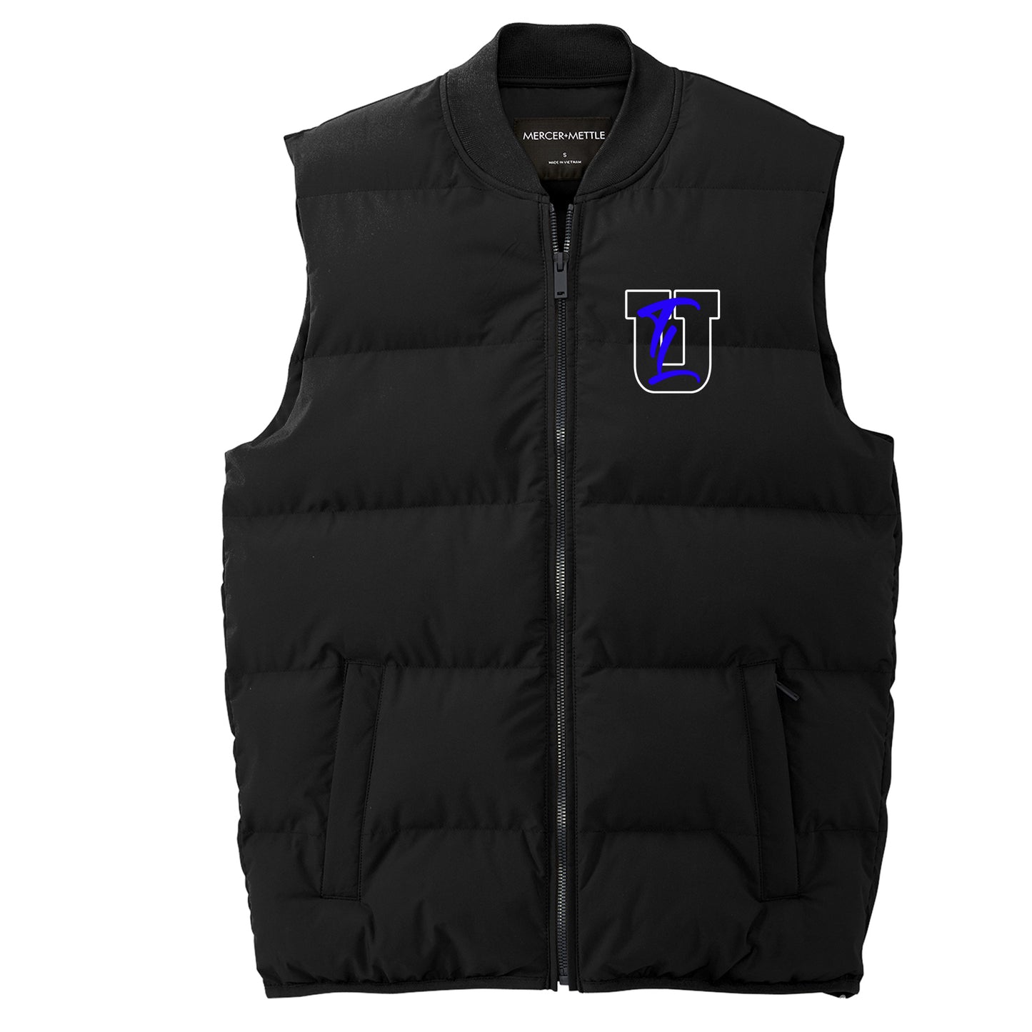 Track Life University Puffy Vest